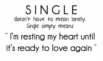 Single simply means